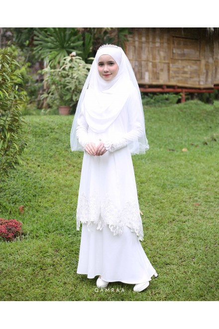 SET KESUMA PAKEJ CIK BRIDE OFFWHITE